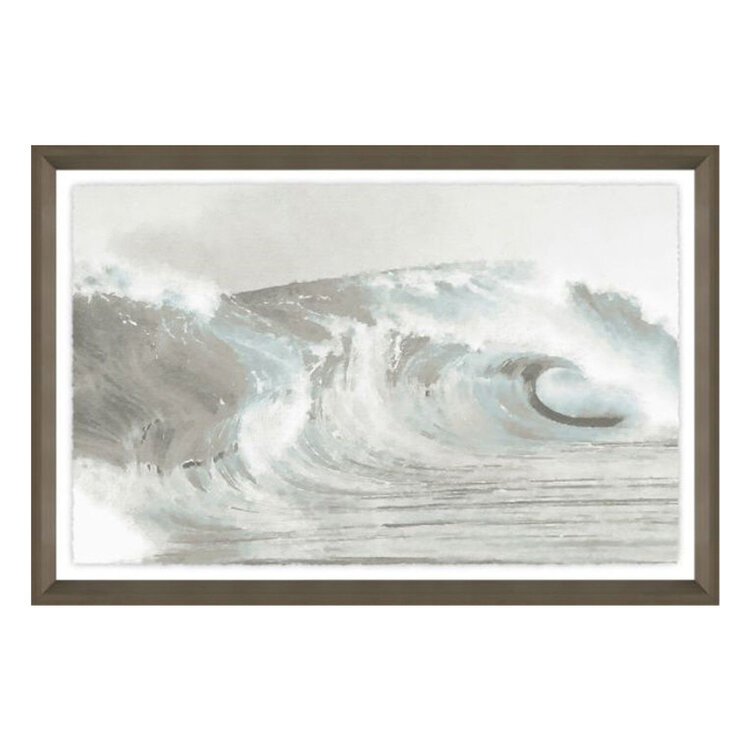 OCEANS APART GLASS FRAMED PRINTS