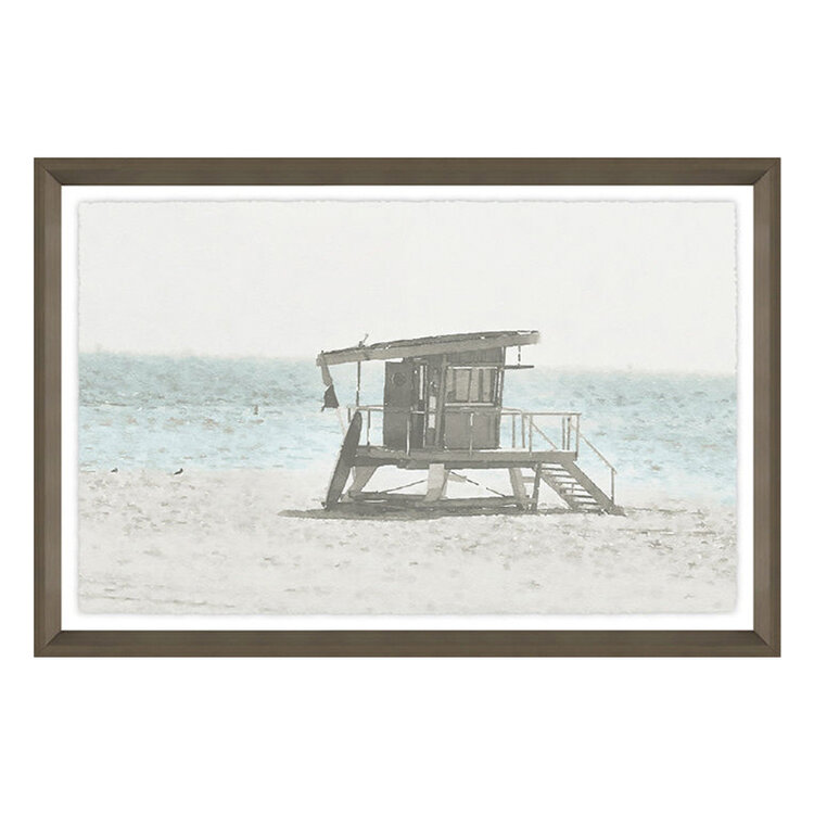 OCEANS APART GLASS FRAMED PRINTS
