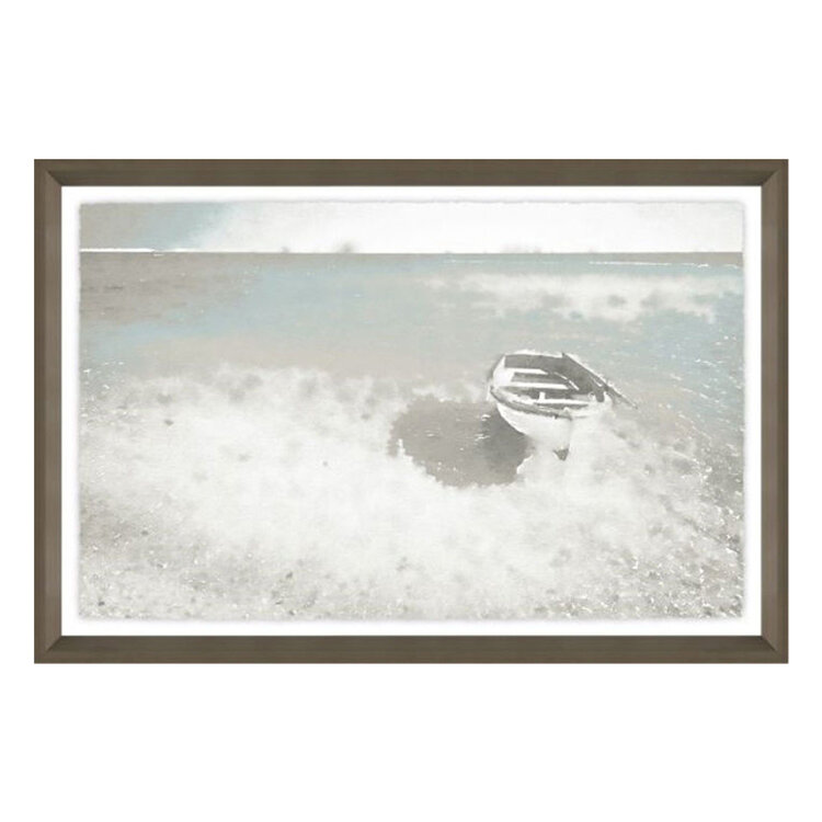 OCEANS APART GLASS FRAMED PRINTS