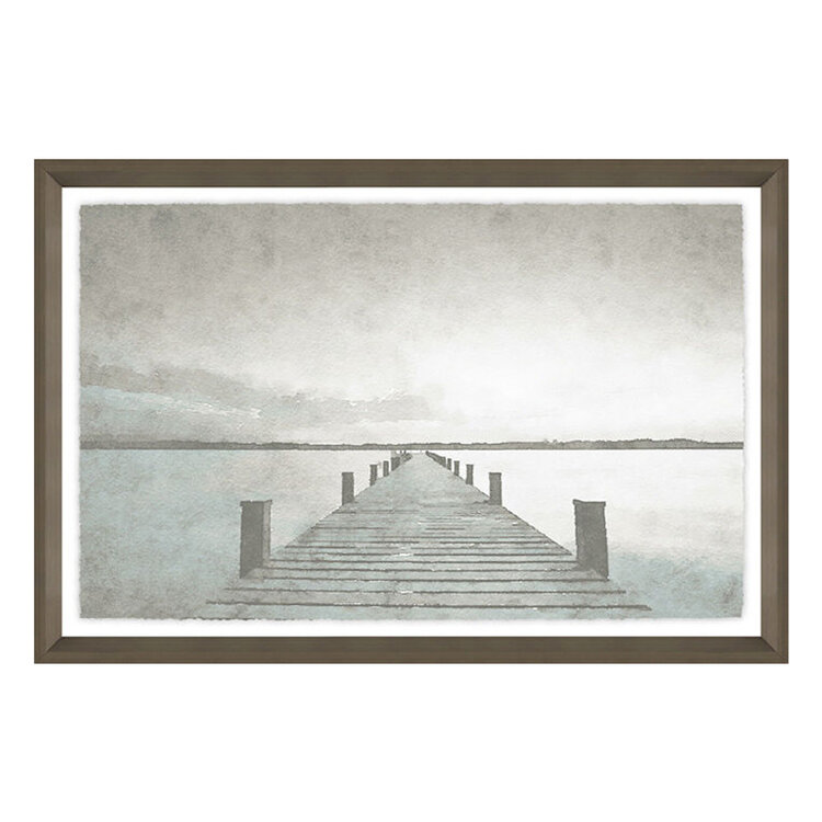 OCEANS APART GLASS FRAMED PRINTS