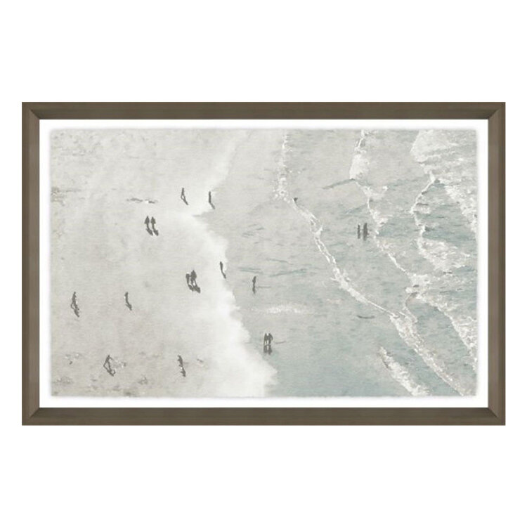 OCEANS APART GLASS FRAMED PRINTS