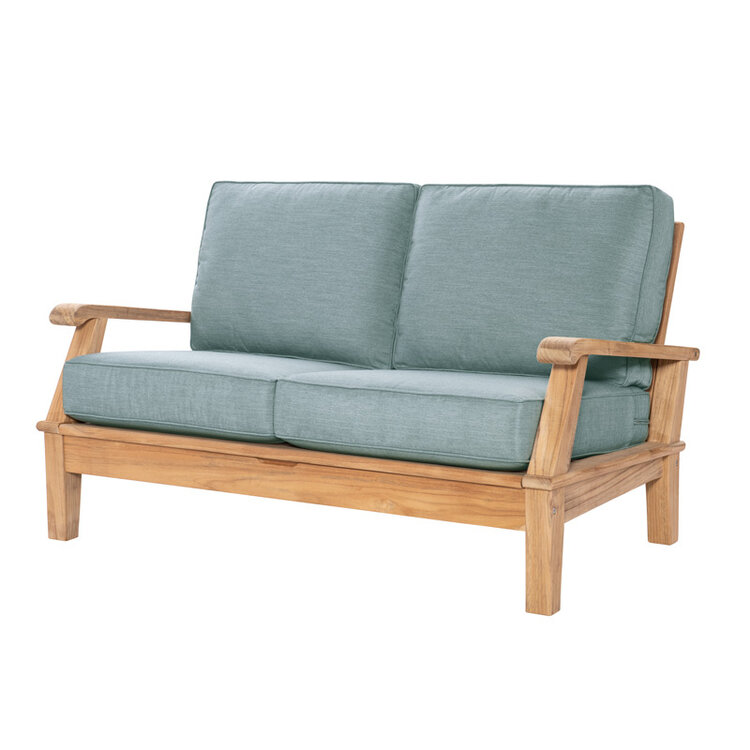 ROYAL TEAK LARGO OUTDOOR 2-SEAT LOVESEAT