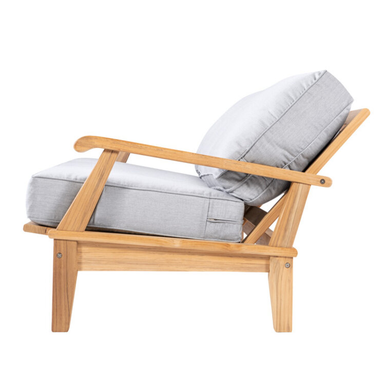 ROYAL TEAK LARGO OUTDOOR 2-SEAT LOVESEAT