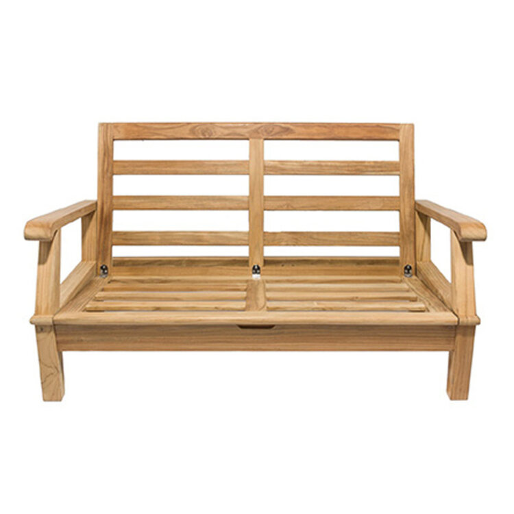 ROYAL TEAK LARGO OUTDOOR 2-SEAT LOVESEAT