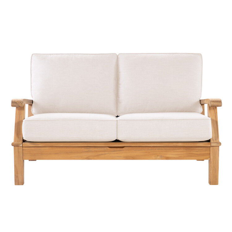 ROYAL TEAK LARGO OUTDOOR 2-SEAT LOVESEAT