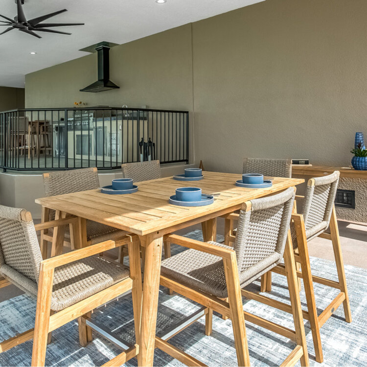 ROYAL TEAK HALSEY OUTDOOR PUB TABLE