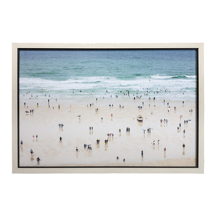 SUMMER SANDS II GLASS FRAMED PRINT