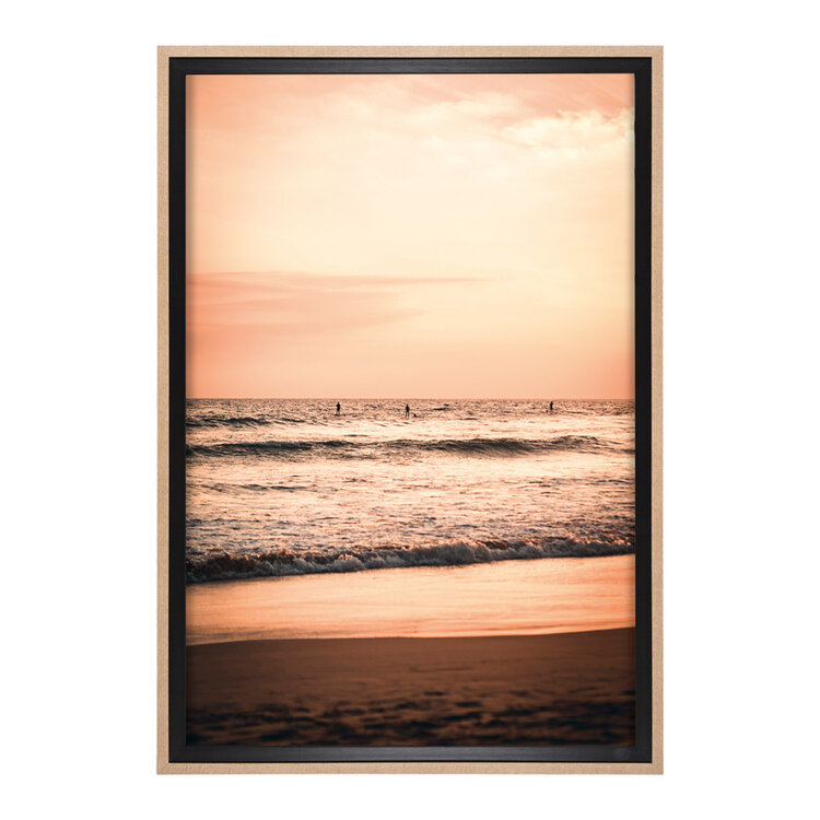 ADVENTURE AWAITS GLASS FRAMED PRINT