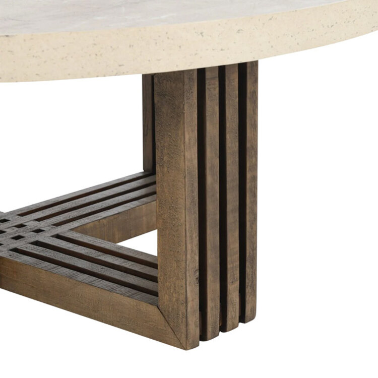 ANSEL ROUND COFFEE TABLE