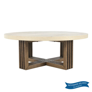 ANSEL ROUND COFFEE TABLE