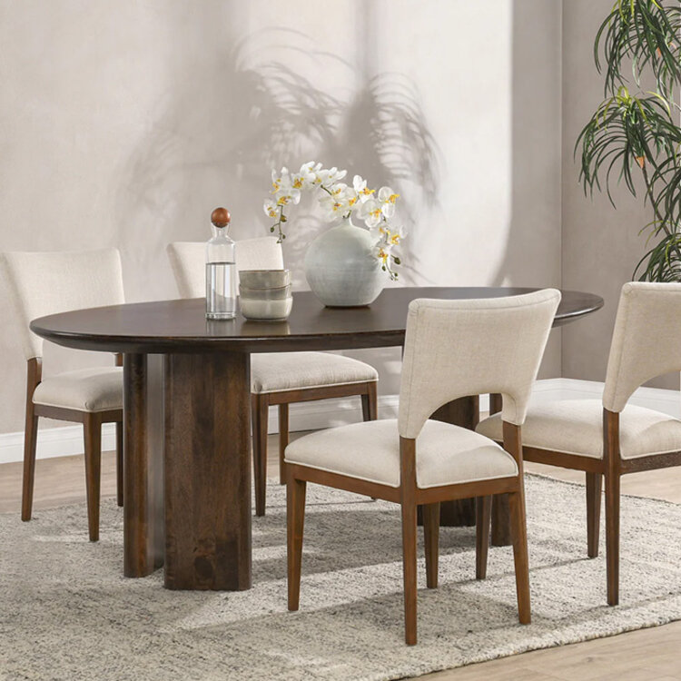NORBECK OVAL DINING TABLE