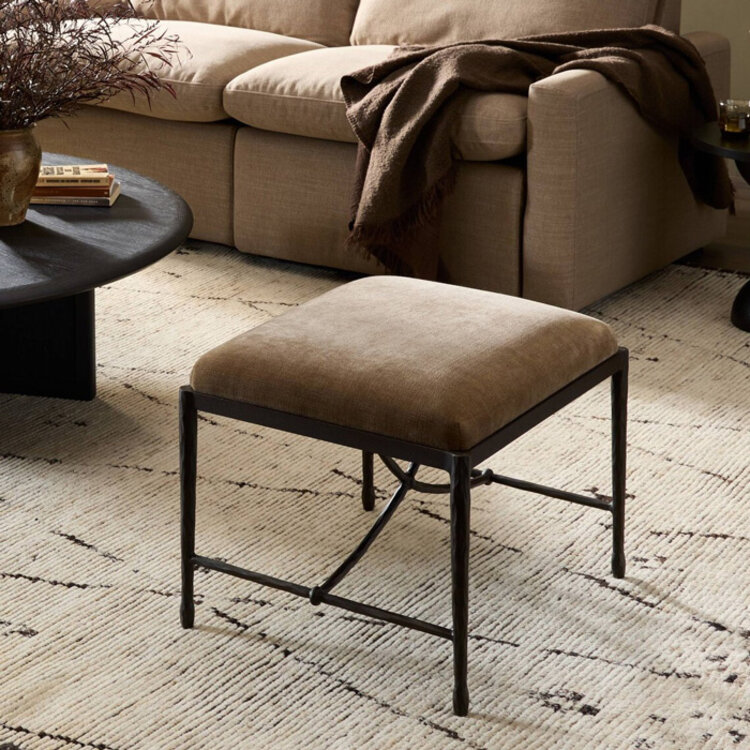 JADE ACCENT STOOL, ALTAIR MUSHROOM