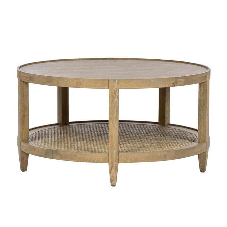 EVAN ROUND COFFEE TABLE, KHAKI MIST