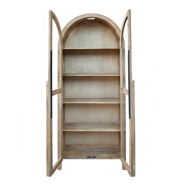 LR HOME COLLINS BOOKCASE CABINET