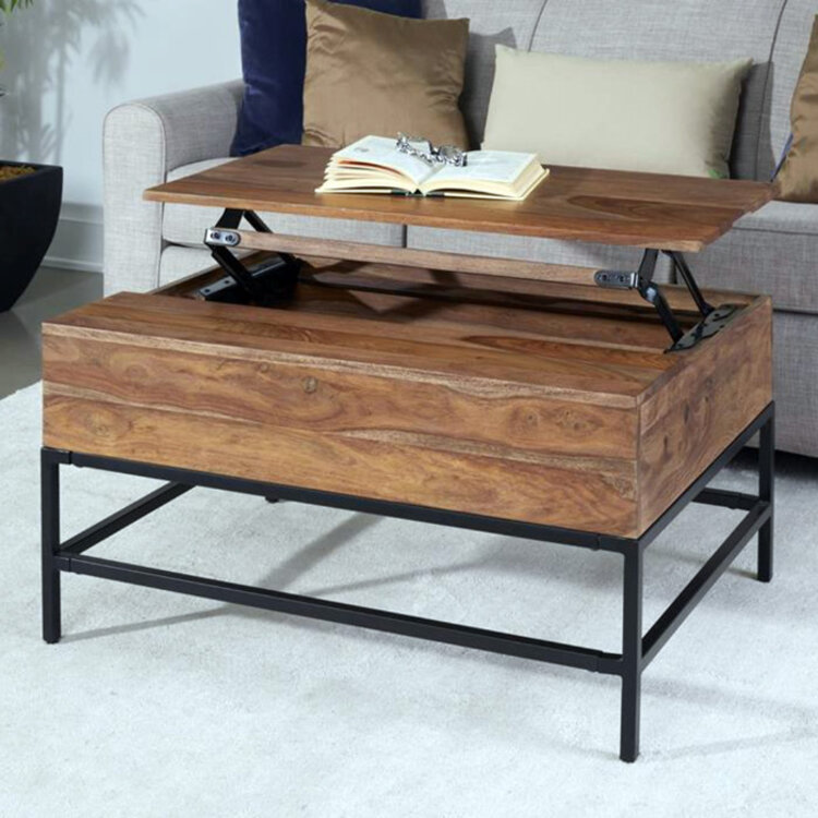 SPRINGMILL LIFT TOP COFFEE TABLE BROWNSTONE - limited stock