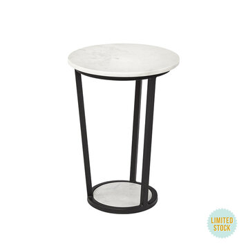 CONGA PEDESTAL SIDE TABLE