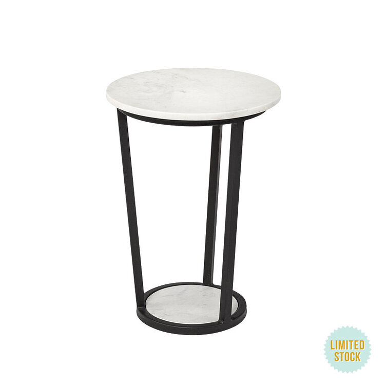 CONGA PEDESTAL SIDE TABLE