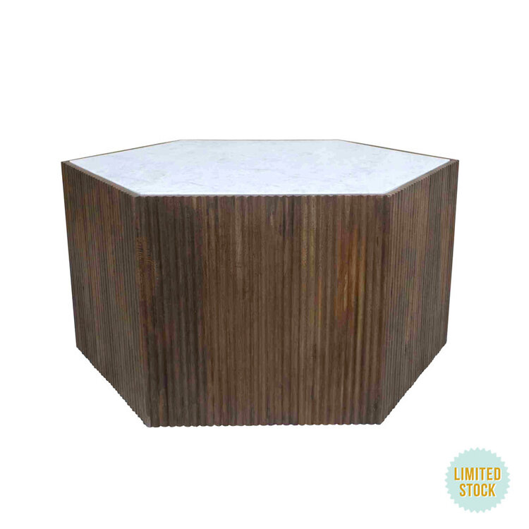 LR HOME SERGEY HEXAGON COFFEE TABLE