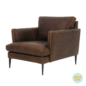 ROCKFORD WHOLESALE NEZBIT LEATHER CHAIR