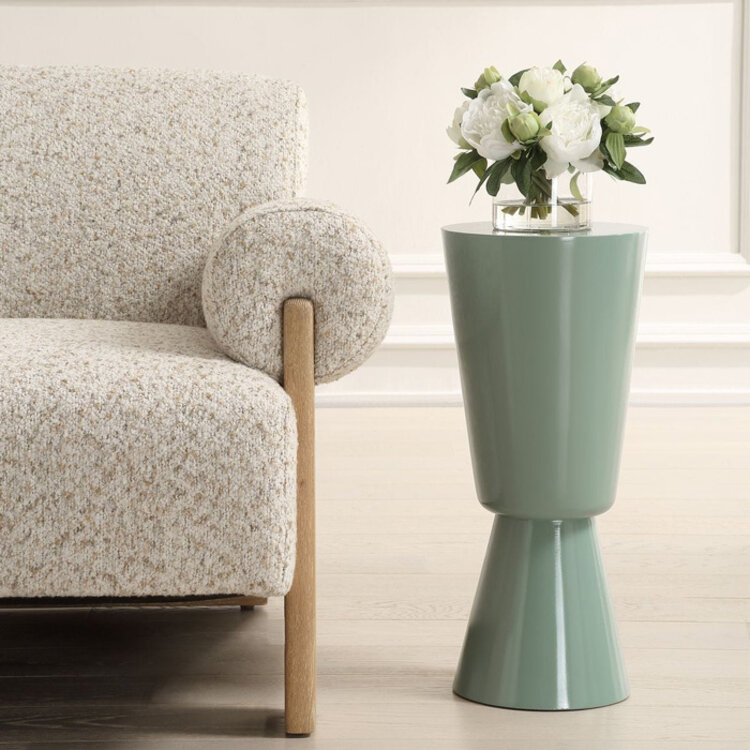 TABITHA END TABLE, SEA FOAM GREEN