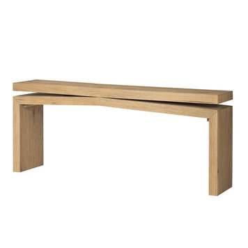 MATTHES OAK CONSOLE TABLE