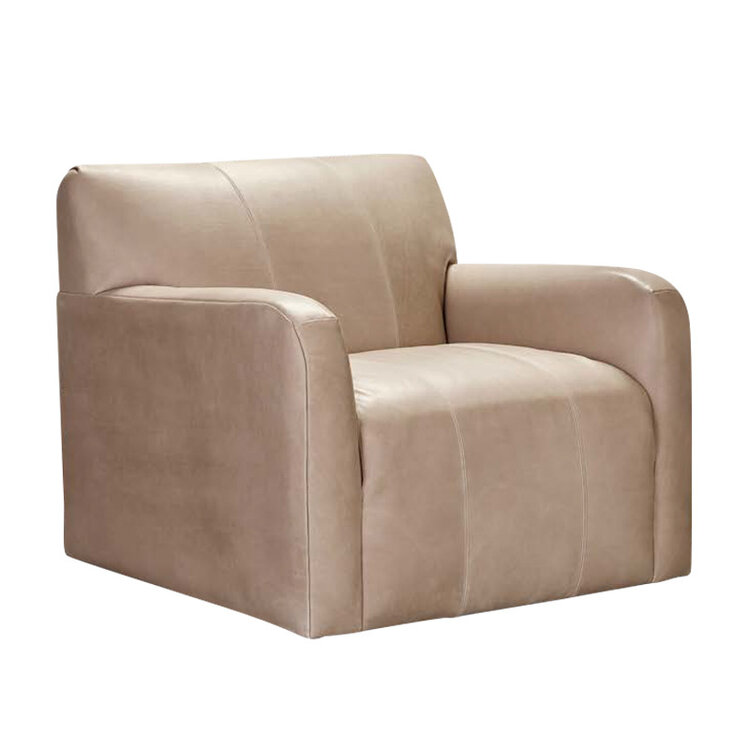 WOODSON LEATHER SWIVEL CHAIR