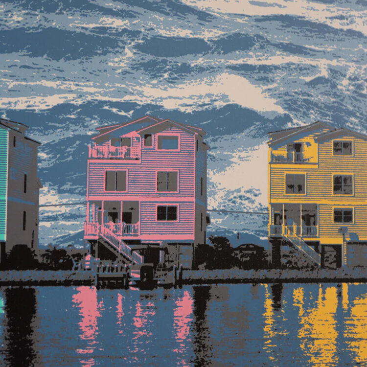 FENWICK ISLAND PAINTED HOUSES