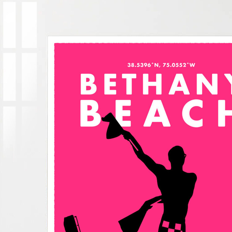 BETHANY BEACH LIFEGUARD SPECIAL EDITION PRINT