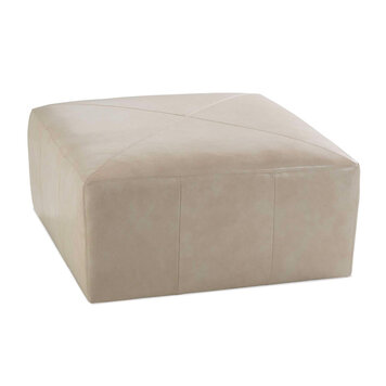 MILO LEATHER OTTOMAN