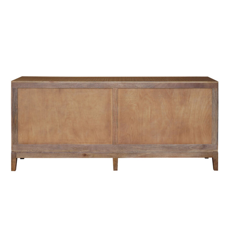 LR HOME ANIKA SIDEBOARD, WIRE BRUSHED BROWN