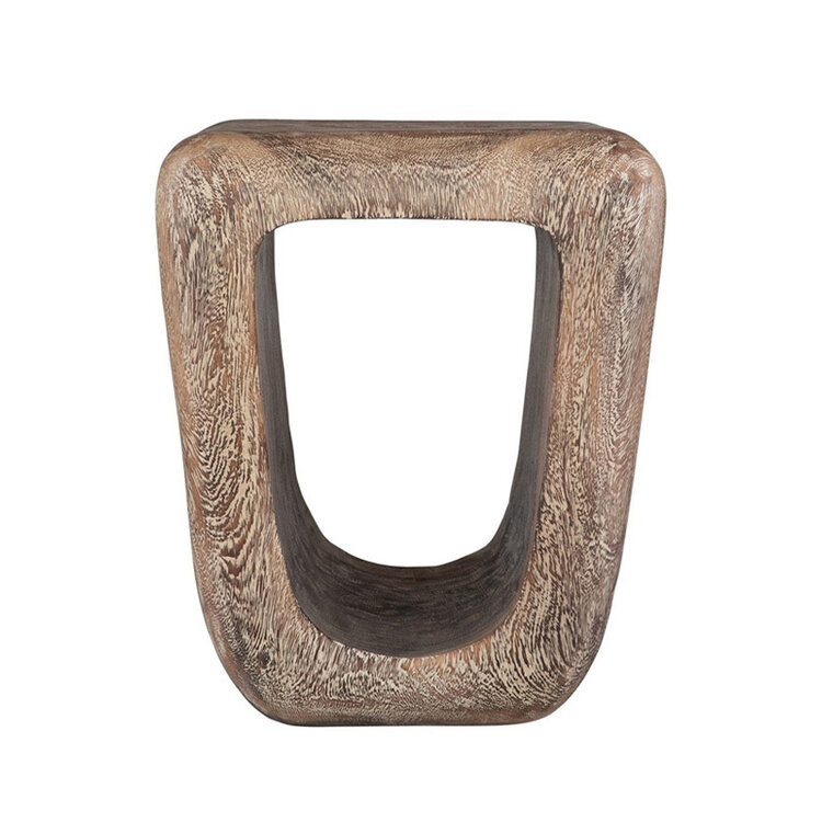 LOLITA SIDE TABLE, BLEACHED WASH