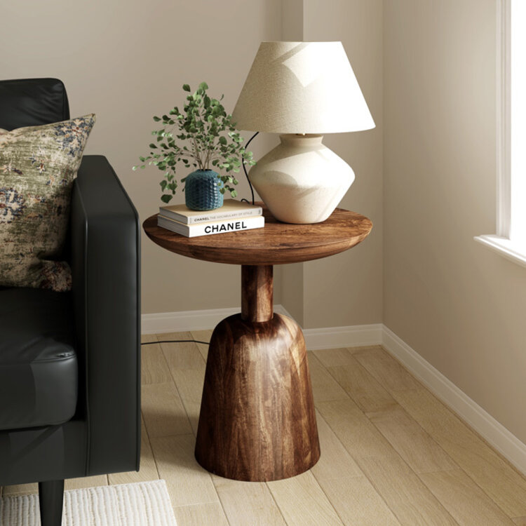 LR HOME TERNI ROUND SIDE TABLE