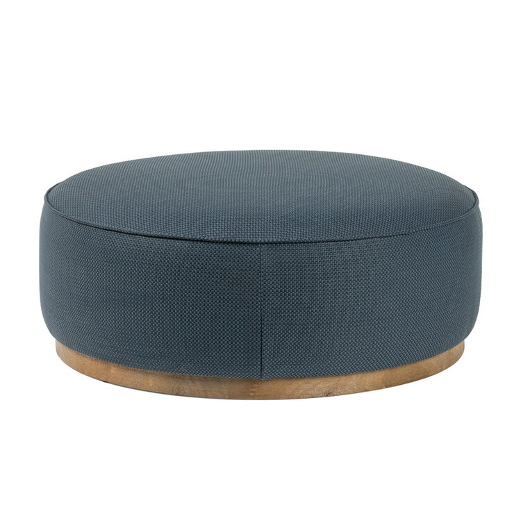 SINCLAIR ROUND OTTOMAN, LARGE