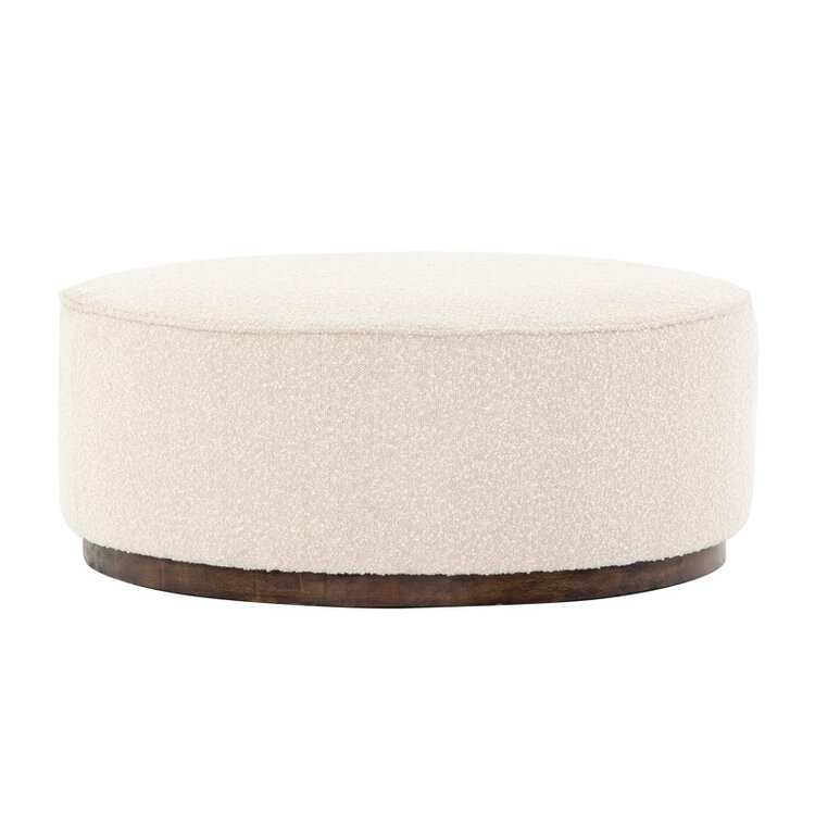 SINCLAIR ROUND OTTOMAN, LARGE