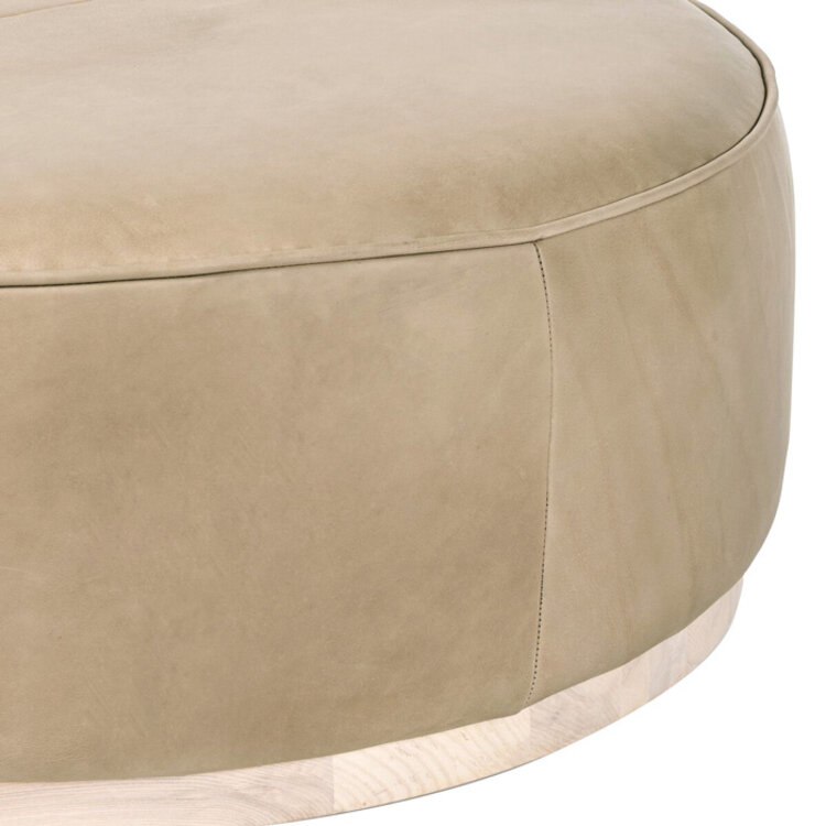 SINCLAIR ROUND OTTOMAN, LARGE