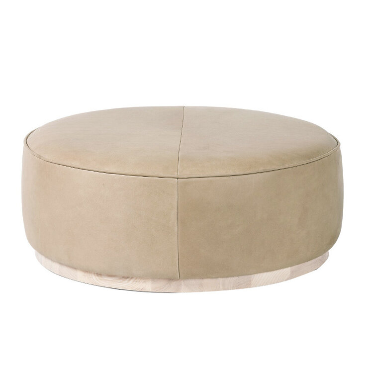 SINCLAIR ROUND OTTOMAN, LARGE