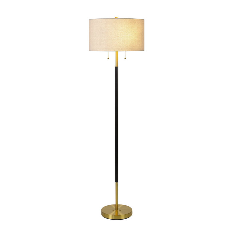 ABERDEEN FLOOR LAMP, BRASS
