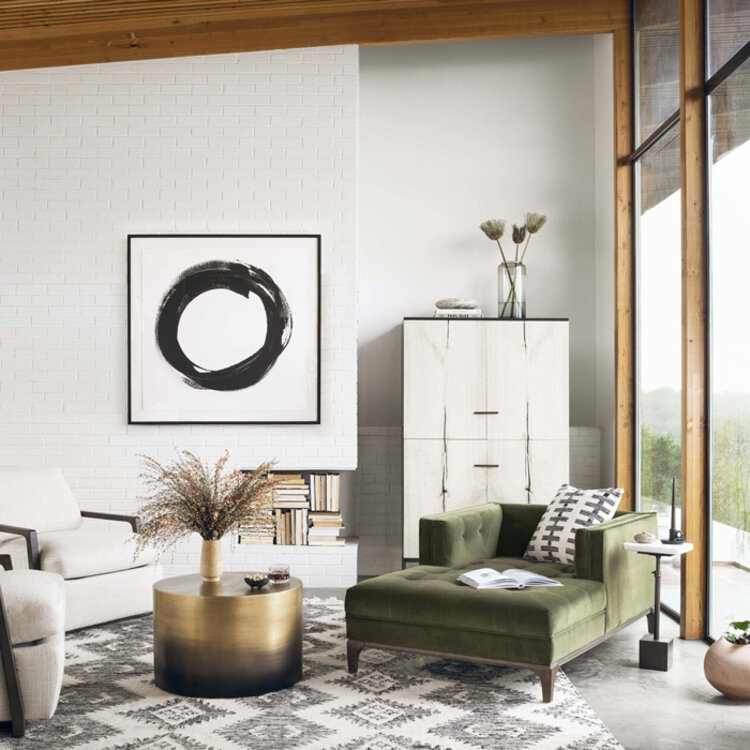 CAMERON BUNCHING TABLE, OMBRE ANTIQUE BRASS