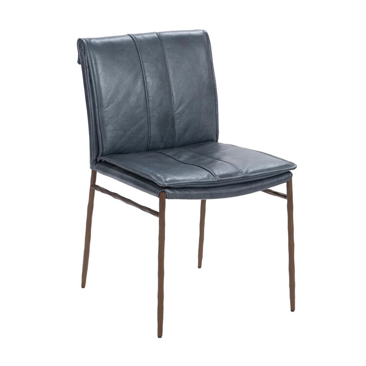 MYERS LEATHER DINING CHAIR