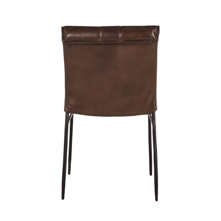 MYERS LEATHER DINING CHAIR