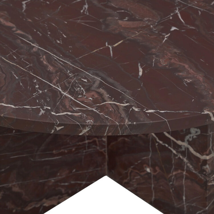 REHILA ROUND MARBLE COFFEE TABLE