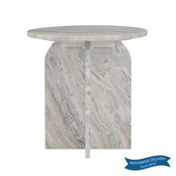 REHILA ROUND END TABLE
