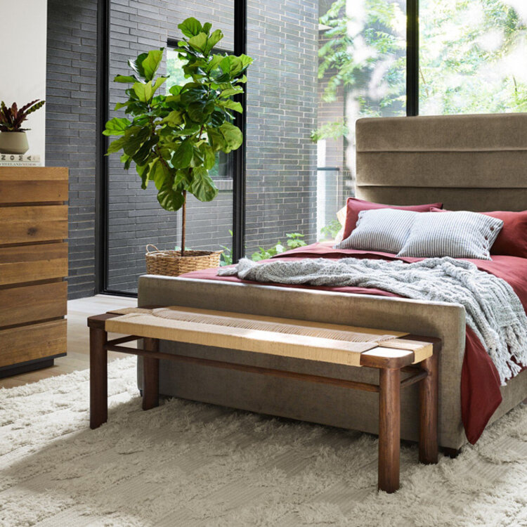 SHONA BENCH, VINTAGE COTTON