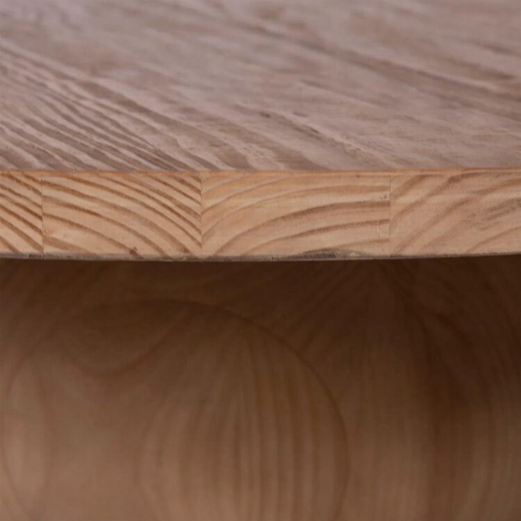 BENQUE ROUND COFFEE TABLE, NATURAL