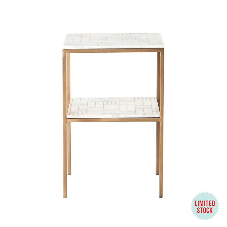 PIET MARBLE NIGHTSTAND