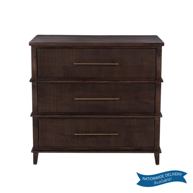 WESLEY 3-DRAWER CHEST