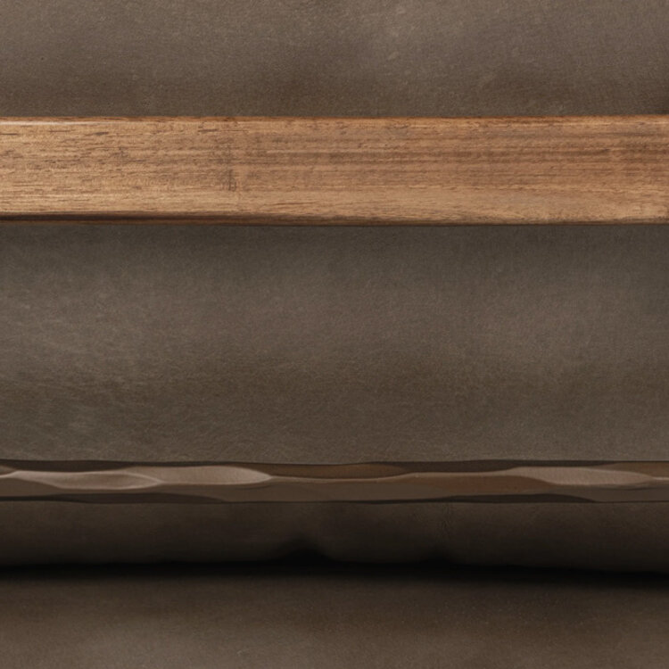 LYLE LEATHER CHAIR, TRUFFLE BROWN