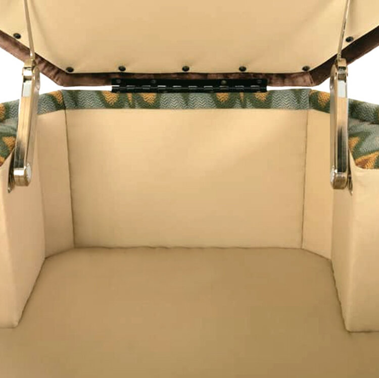 ROMY STORAGE OTTOMAN, HINGED LID