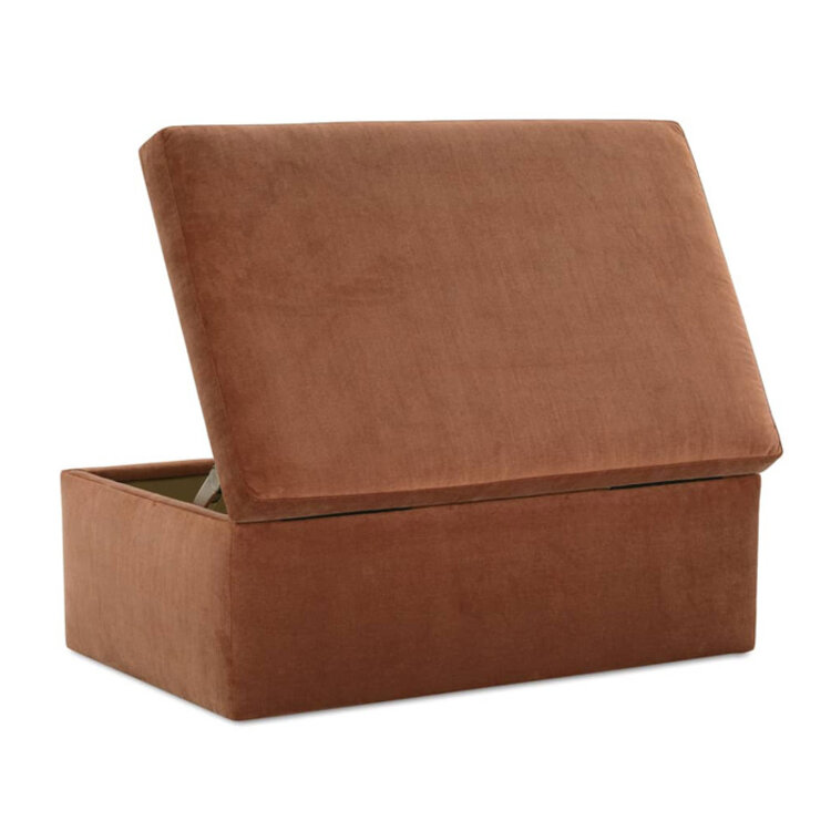 ROMY STORAGE OTTOMAN, HINGED LID
