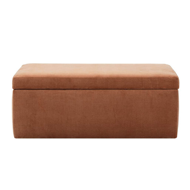 ROMY STORAGE OTTOMAN, HINGED LID